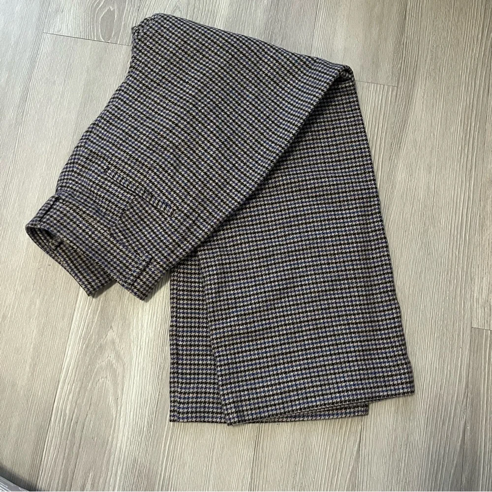 Everlane Rewool Way High Drape Pant Houndstooth - Picture 2 of 7